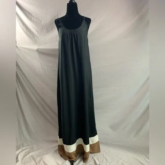 Boho Color block Open Back Cami Dress - Picture 6 of 6